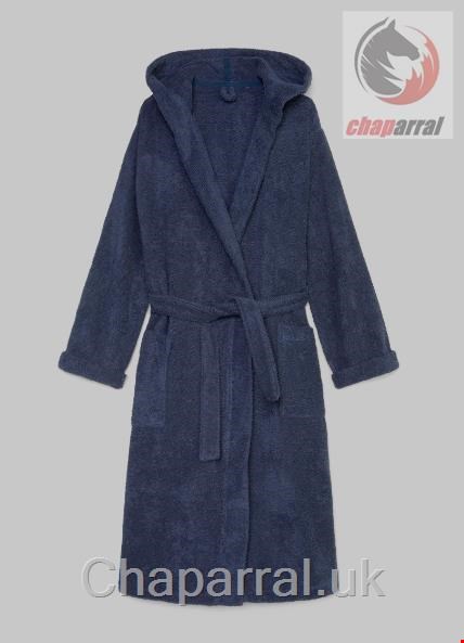 حوله حمام تن پوش مردانه و زنانه مارک او پلو آلمان MARC O POLO LIVING BADEMANTEL MODELL TIMELESS UNI AUS BAUMWOLL-FROTTIER Navy
