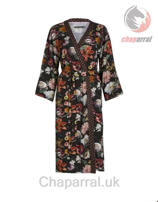 روبدوشامبر زنانه اسنزا هلند ESSENZA Sarai Filou Espresso Kimono
