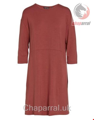 لباس خواب زنانه اسنزا هلند ESSENZA Lykke Uni Marsala Nachthemd ¾ Arm