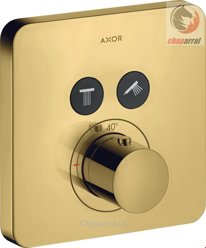 شیر حمام توکار هانس گروهه آلمان Hansgrohe Axor Shower softsquare 36707 Polished Gold Optic 36707990