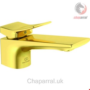 شیر مخلوط روشویی پایه کوتاه ایدیل استاندارد Ideal Standard Conca mit Ablaufgarnitur BC753 brushed gold BC753A2