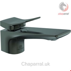شیر مخلوط روشویی پایه کوتاه ایدیل استاندارد Ideal Standard Conca mit Ablaufgarnitur BC753 magnetic grey BC753A5