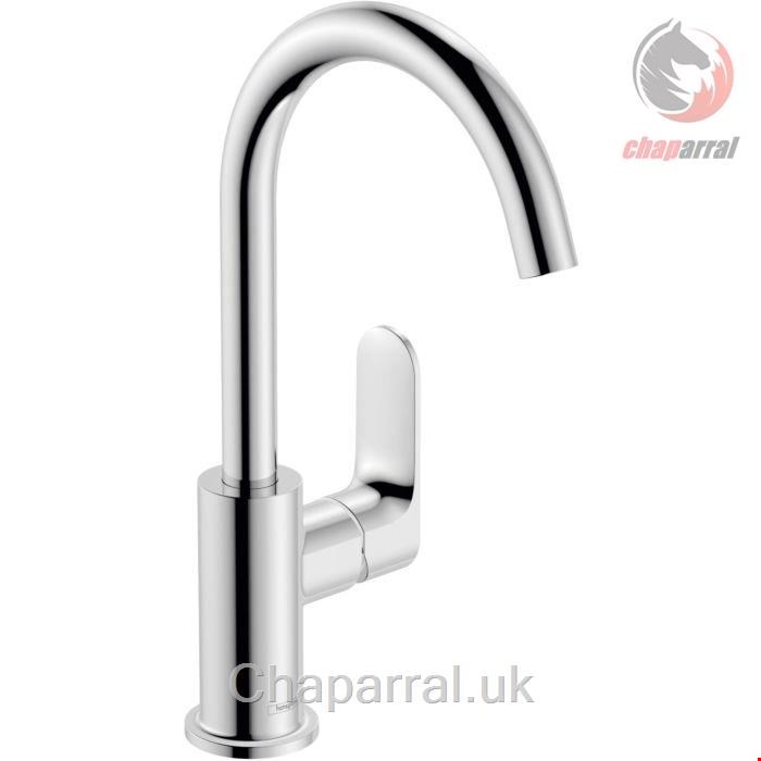 شیر مخلوط روشویی پایه بلند هانس گروهه آلمان Hansgrohe Rebris S 210 Einhebel Waschtischarmatur 72536 chrom