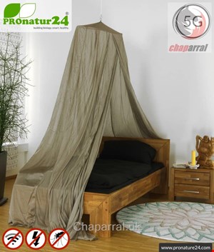 پشه بند ضد امواج الکترومغناطیسی تخت تک نفره پرونیچر المان PROnature Shielding canopy Safecave Budget | SINGLE BED PYRAMID
