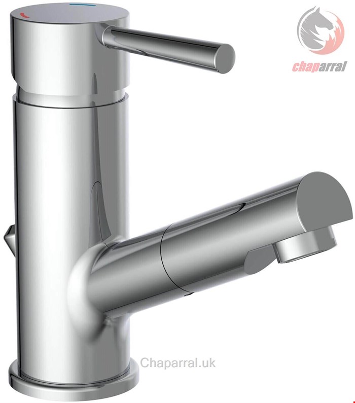 شیر مخلوط روشویی پایه کوتاه شوت Schütte Cornwall mit herausziehbarer Haarbrause chrom 20150