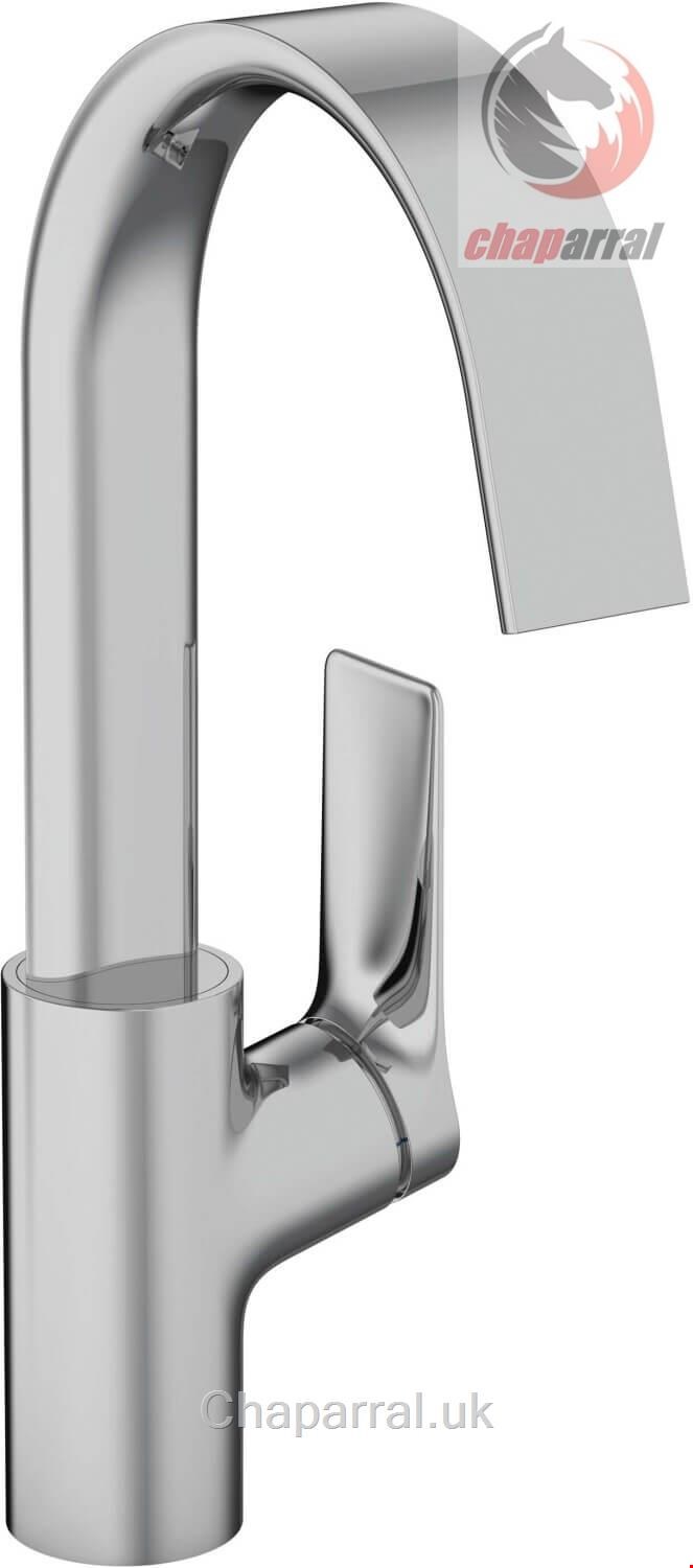 شیر مخلوط روشویی پایه بلند هانس گروهه آلمان Hansgrohe Vivenis 210 Einhebel Waschtischmischer mit Schwenkauslauf chrom 75032000