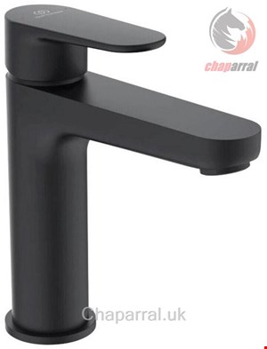 شیر مخلوط روشویی پایه کوتاه ایدیل استاندارد Ideal Standard Cerafine O H120 125mm BC554 ohne Ablaufgarnitur silk black BC554XG