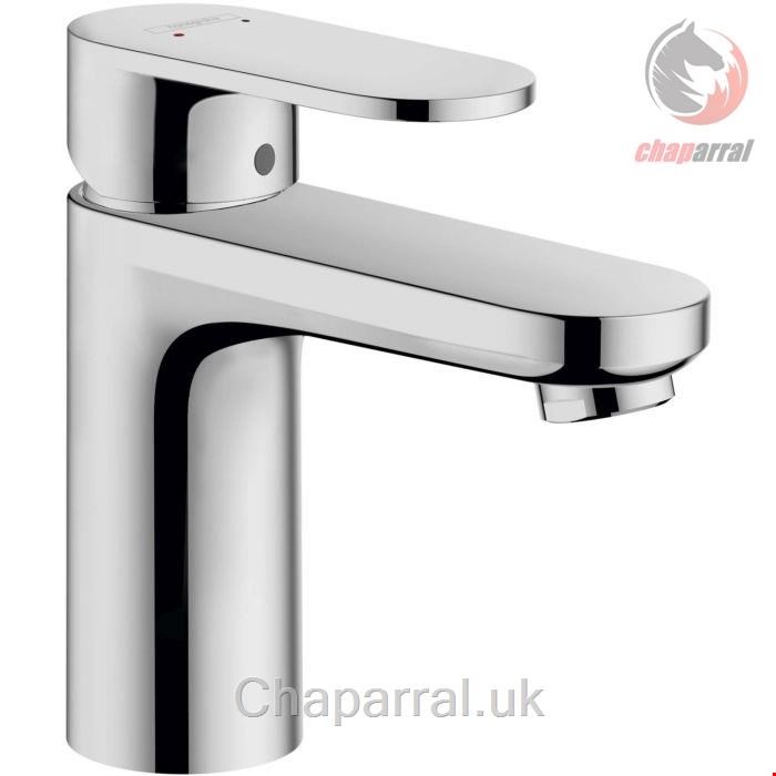 شیر مخلوط روشویی پایه کوتاه هانس گروهه آلمان Hansgrohe Vernis Blend 100 ohne Ablaufgarnitur chrom 71580000