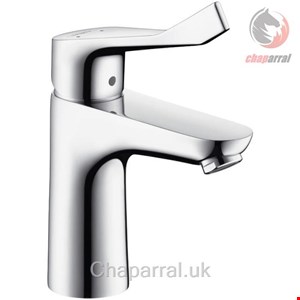 شیر مخلوط روشویی پایه کوتاه هانس گروهه آلمان Hansgrohe Focus 100 mit langem Griff Ablaufgarnitur 31911000