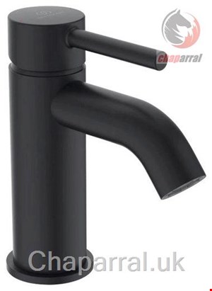 شیر مخلوط روشویی پایه کوتاه ایدیل استاندارد Ideal Standard Ceraline Push open 100mm silk black BC822XG