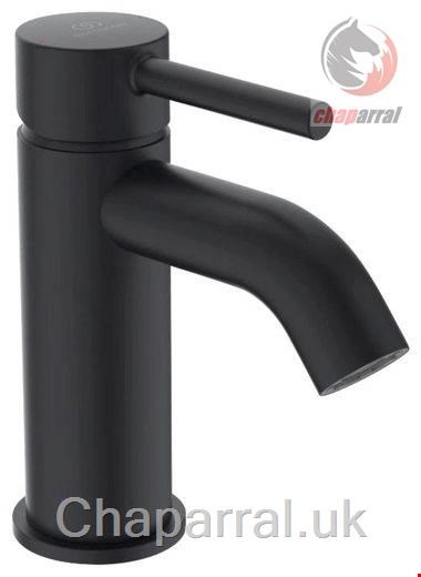 شیر مخلوط روشویی پایه کوتاه ایدیل استاندارد Ideal Standard Ceraline Push open 100mm silk black BC822XG