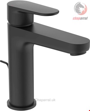 شیر مخلوط روشویی پایه کوتاه ایدیل استاندارد Ideal Standard Cerafine O mit Ablaufgarnitur BC699 schwarz