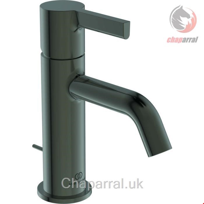 شیر مخلوط روشویی پایه کوتاه ایدیل استاندارد Ideal Standard Joy mit Ablaufgarnitur BC775 magnetic grey BC775A5