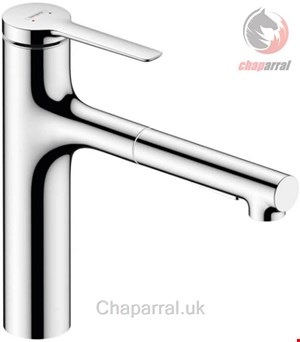 شیر مخلوط ظرفشویی شلنگ دار هانس گروهه آلمان Hansgrohe Zesis M33 259mm Einhebel Küchenarmatur Chrom 74801000