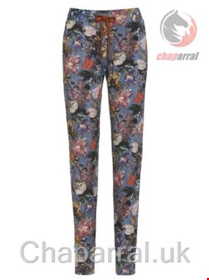 شلوار راحتی زنانه اسنزا هلند ESSENZA Jules Famke Moonlight Blue Lange Hose
