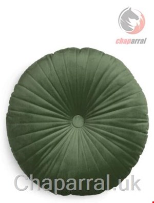 کوسن گرد اسنزا هلند ESSENZA Naina Dunkelgrün Dekokissen 40 cm