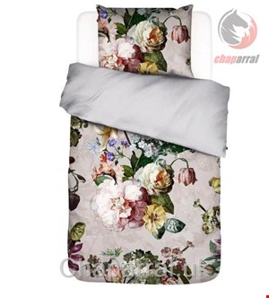 رو تختی اسنزا هلند Essenza Wendebettwäsche Fleur, Essenza, mit Blüten grey