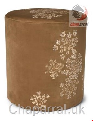 پاف گرد اسنزا هلند ESSENZA Lauren Cinnamon Pouf