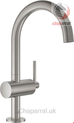 شیر مخلوط روشویی پایه بلند گروهه آلمان GROHE Atrio Einhand Waschtischbatterie DN15 L Size 32042 supersteel 32042DC3