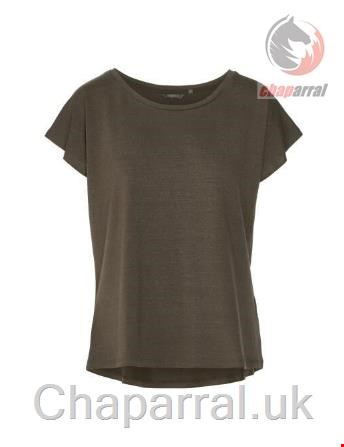 بلوز راحتی آستین کوتاه زنانه اسنزا هلند ESSENZA Serana Uni Soft Green Top Kurzarm 