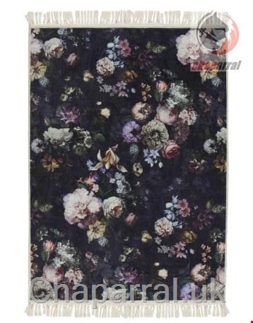 قالیچه اسنزا هلند ESSENZA Fleur Nightblue Teppich