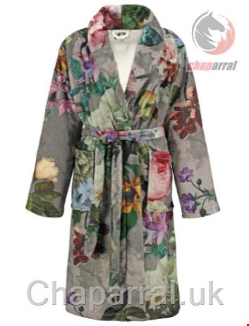 حوله تن پوش استخری زنانه اسنزا هلند ESSENZA Fleur Taupe Bademantel