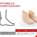 کف پا بند جورابی طبی اشتات آلمان STAUDT SNEAKER-Socken (paarweise) 