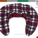  پد گرمایشی سرمایشی گردن جیرافنلند آلمان Giraffenland heat pillow flannel checked red