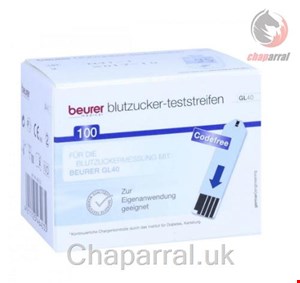نوار تست قند خون 100 عددی بیورر آلمان Beurer GL 40 Blutzuckerteststreifen (100 Stk.)