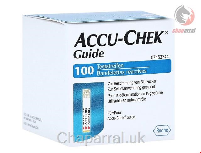 نوار تست قند خون 100 عددی اکیو چک آلمان Medi-Spezial Accu Chek Guide Teststreifen ( 100 Stk.)