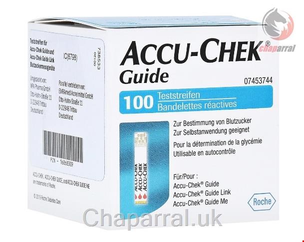 نوار تست قند خون 100 عددی اکیو چک آلمان Emra-Med ACCU-CHEK Guide Teststreifen (100 Stk.)