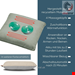  کوسن حرارتی ماساژور بیورر آلمان Beurer MG 139 Akku-Massagekissen in Mint
