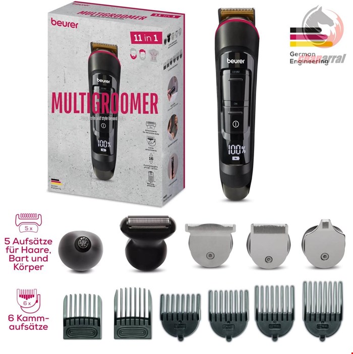 ماشین اصلاح همه کاره ضد آب بیورر آلمان Beurer MultiGroomer MN9X