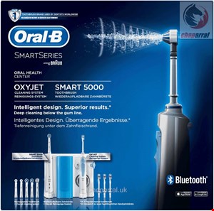  مسواک و واترجت برقی اورال بی آمریکا Oral-B Smart 5000 SmartSeries Center OxyJet