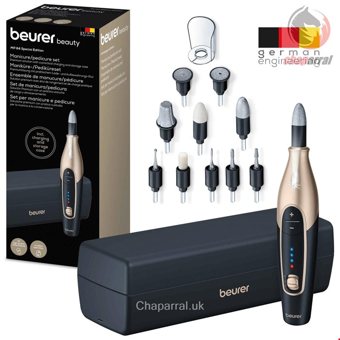 دستگاه مانیکور پدیکور شارژی بیورر آلمان Beurer Wiederaufladbares Maniküre Pediküreset MP 84