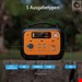  ژنراتور برق خورشیدی مسافرتی 500 وات اوکیتال OUKITEL Stromerzeuger -Solargenerator 505Wh-Tragbare Powerstation 500W