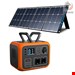  ژنراتور برق خورشیدی قابل حمل بلوتی BLUETTI Stromerzeuger-BLUETTI AC50S Orange Solar Stromerzeuger mit SP120 120W