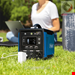  پاور بانک خورشیدی با پنل شپاخ Scheppach Powerstation BSG500 Notstromversorgung Powerbank - Solarpanel BSG 100