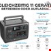  ژنراتور برق خورشیدی با پنل قابل حمل بلوتی Bluetti EB55 grau - SP200 200W Solarpanel