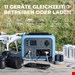  ژنراتور برق خورشیدی با پنل قابل حمل بلوتی BLUETTI Stromerzeuger -BLUETTI AC50S BLUE Solar Stromgenerator mit SP120 120W