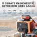  ژنراتور برق خورشیدی قابل حمل بلوتی BLUETTI Stromerzeuger-BLUETTI AC50S Orange Solar Stromerzeuger mit SP120 120W