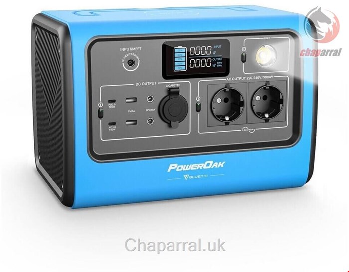 ژنراتور برق خورشیدی قابل حمل بلوتی Bluetti PowerOak EB70 EB70-BLUE