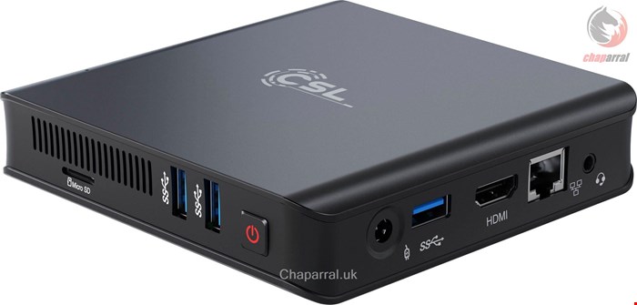 مینی کامپیوتر 128 گیگابایت سی اس ال CSL Narro Box Ultra HD Compact v4 / Win 11 Pro PC 