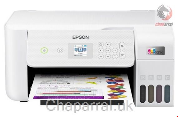 پرینتر چند کاره جوهر افشان رنگی اپسون ژاپن Epson EcoTank ET-2826 WLAN-Drucker, (Wi-Fi Direct, WLAN (Wi-Fi)