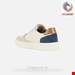  کتانی مردانه جی اوکس GEOX NIEDRIGE SNEAKERS Deiven Herr Weiß/Avioblau