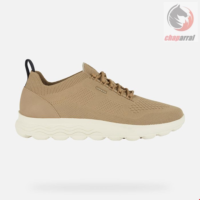  کتانی مردانه جی اوکس GEOX SNEAKERS AUS STOFF Spherica Herr Beige