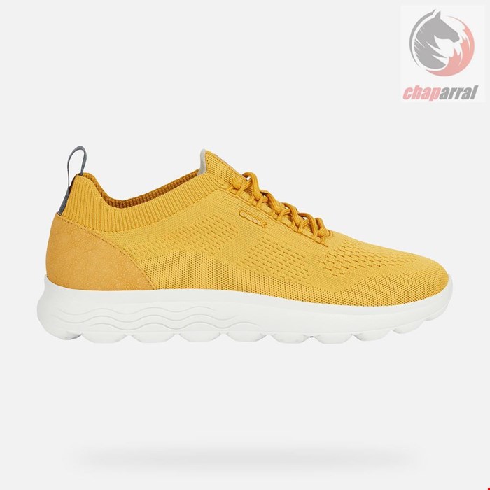  کتانی مردانه جی اوکس GEOX SNEAKERS AUS STOFF Spherica Herr Gelb