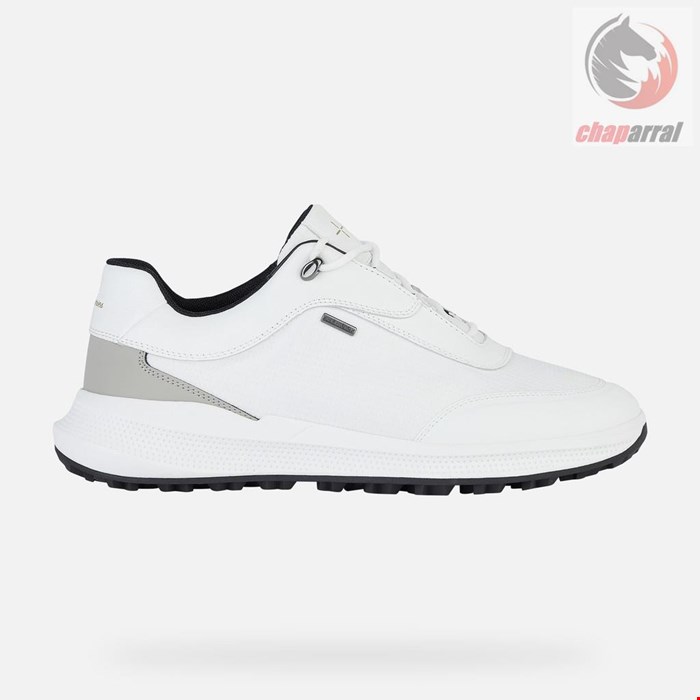  کتانی ضد آب مردانه جی اوکس GEOX WASSERFESTE SNEAKERS Pg1x Abx Herr Weiß
