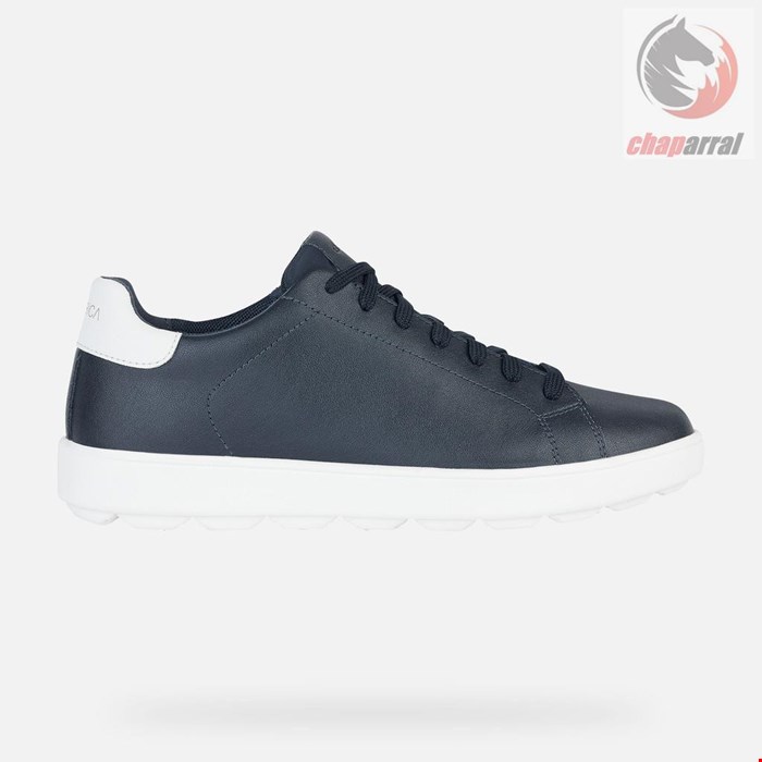 کتانی ورزشی مردانه جی اوکس GEOX NIEDRIGE SNEAKERS Spherica Ecub-1 Herr Marineblau