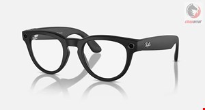 عینک مردانه هوشمند متا ریبن ایتالیا RAY-BAN META HEADLINER RAHMEN Matt Schwarz GLÄSER Klar/Grau Transitions®